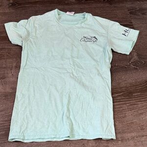 Huk Light Green Short Sleeve Tee